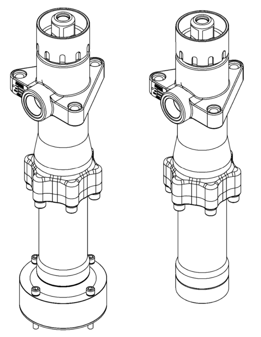 Binks FX440CL-SMB Fluid Section (Ceramic UHMW-PE & Leather)