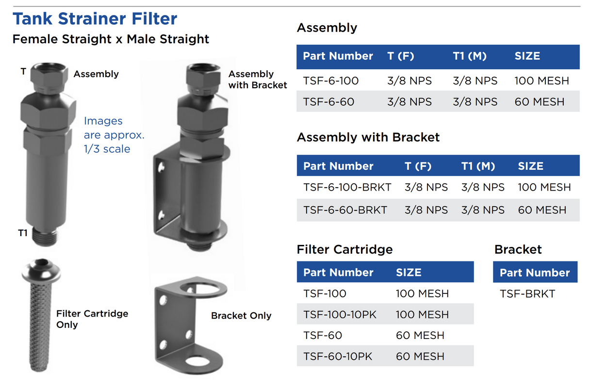 Hosco Tank Strainer Filter Assembly, Bracket Only