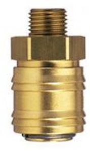 Sagola Quick Coupling - Brass: M-BSPT 1/2", US-Mil