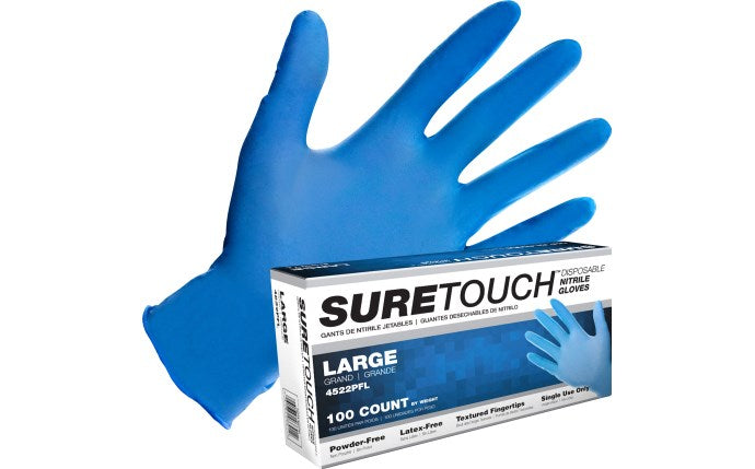 SAS Safety Corp. SureTouch™ Powder-Free Nitrile Disposable Gloves - 5 Mil