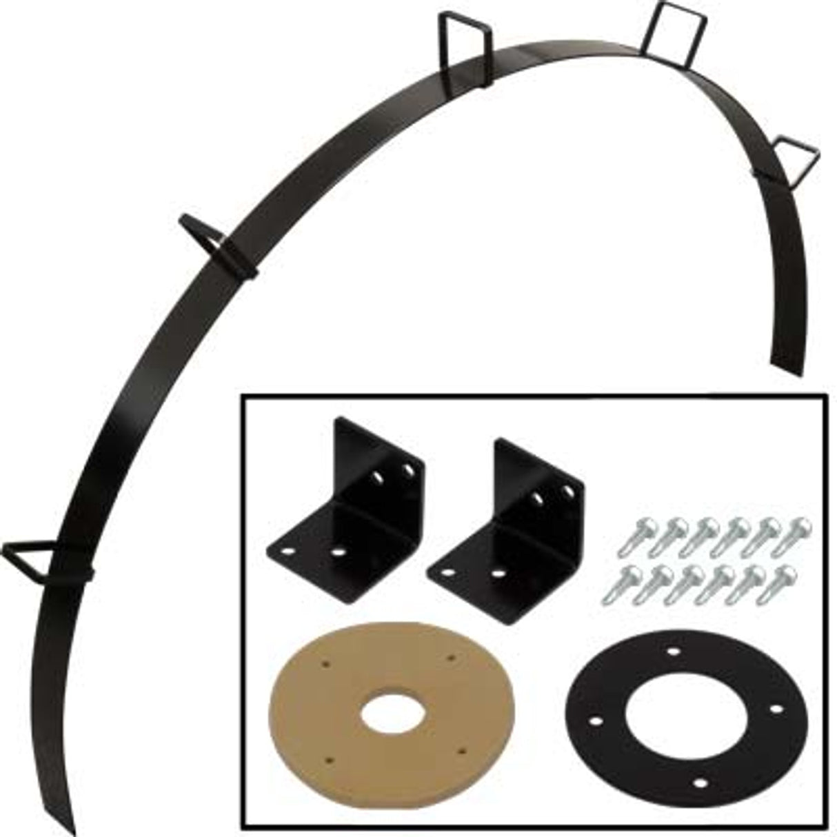 Pirate Brand - CLEMCO/ZERO, Top Entry Kit For Blast Cabinets Up To 48" Roof Depth