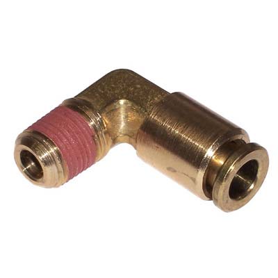 Pirate Brand 520-432 Elbow Push To Connect Adapter, 1/4" Tube x 1/8" MPT