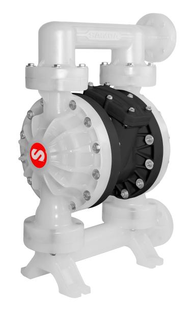 Samoa UP20 Non-Metallic Pivot Series 2" Air-Operated Double Diaphragm Pump