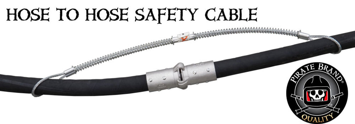 Pirate Brand 27WC-1 Cable, Safety, Hose Size 1/2" to 1"