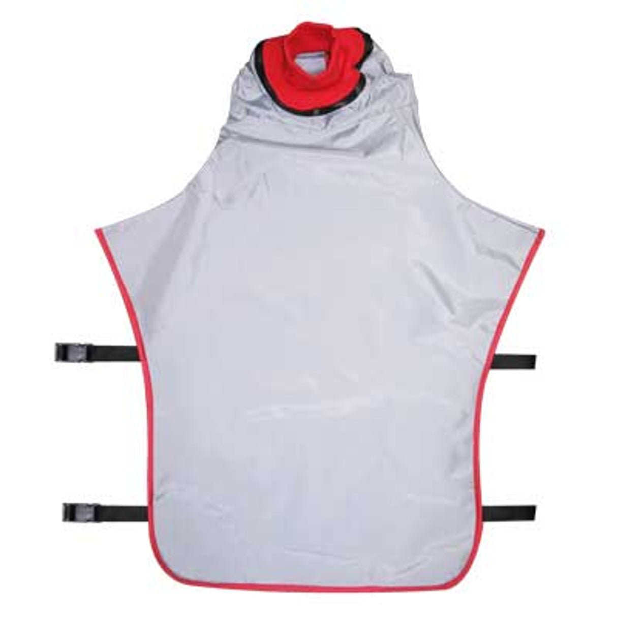 Pirate Brand - CLEMCO/ZERO, Cape, Silver-Gray w/ Red Inner Collar