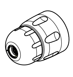 Wagner 2309883 Round Jet Nozzle Adapter ACR 5000