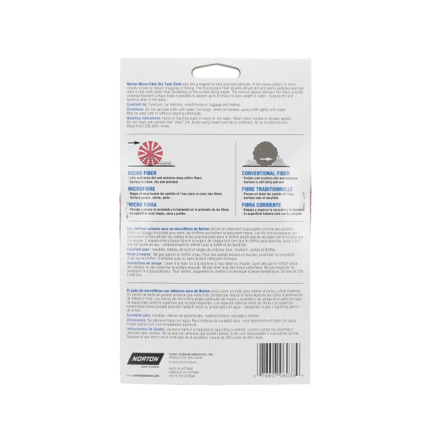 Norton Micro-Fiber Dry Tack Cloth