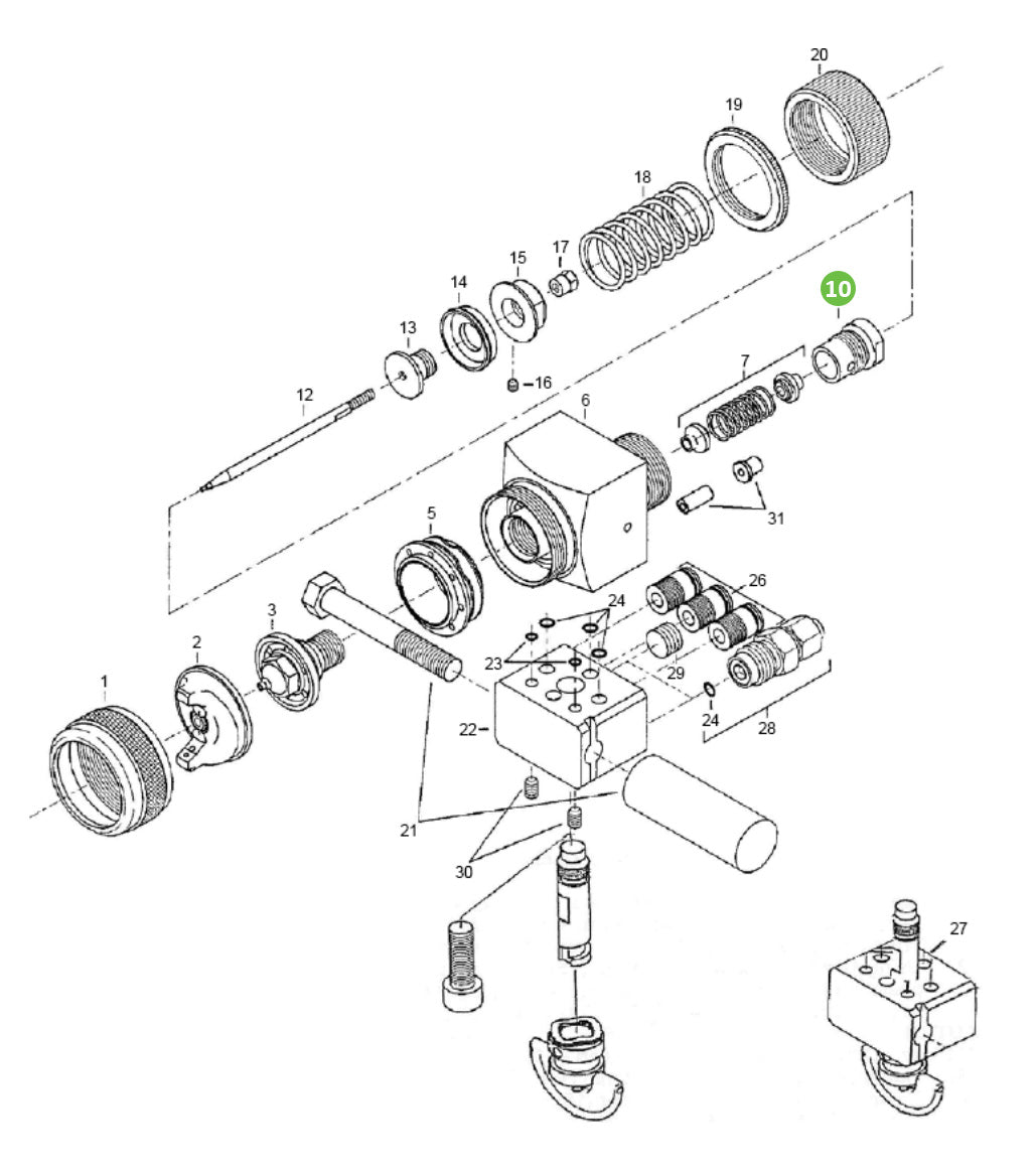 Binks T-AGPV-13 Housing