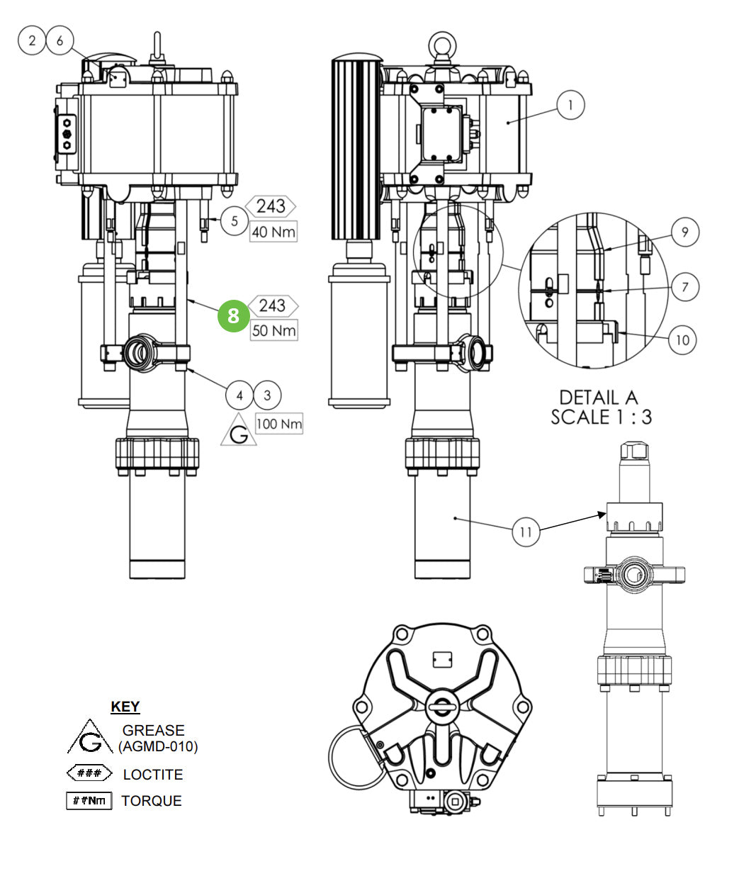 Binks 193616 Tie Rod, MX440/880