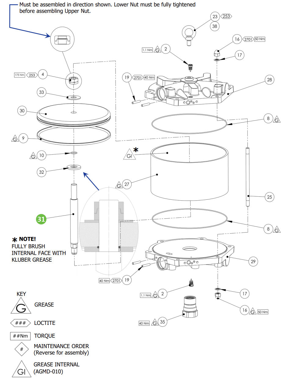 Binks 193168 Piston Rod