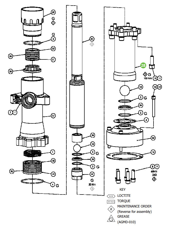 Binks 193471 Lower Housing Machining