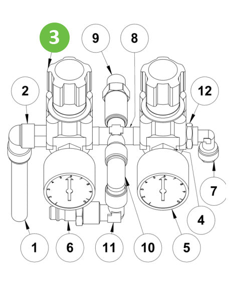Binks ZZ-3073 Air Regulator