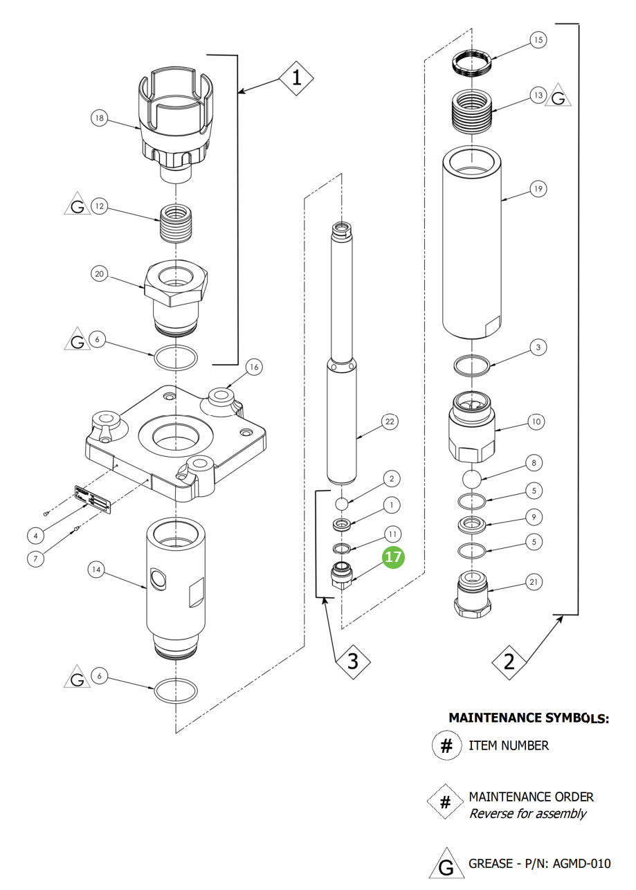 Binks 194095 Upper Seat Retainer, FX122