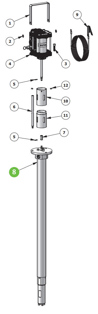 Binks PFX13U POGO Fluid Section (UHMW)