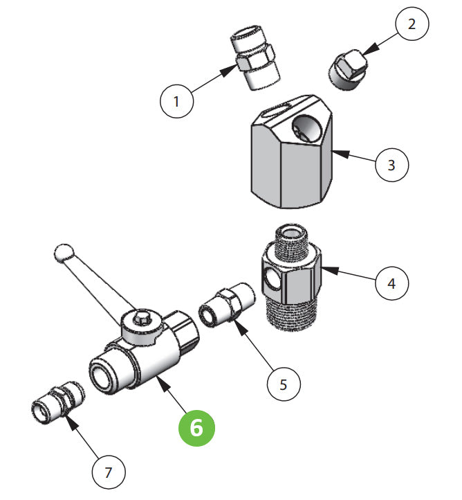Binks 0114-019091 High Pressure Ball Valve