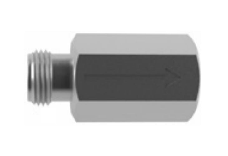 Hosco Check Valves, Male to Female Flow, Straight x Tapered