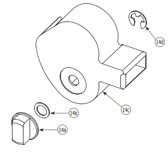 Binks 207-11182 Chopper Guard Assembly; Roving Cutter