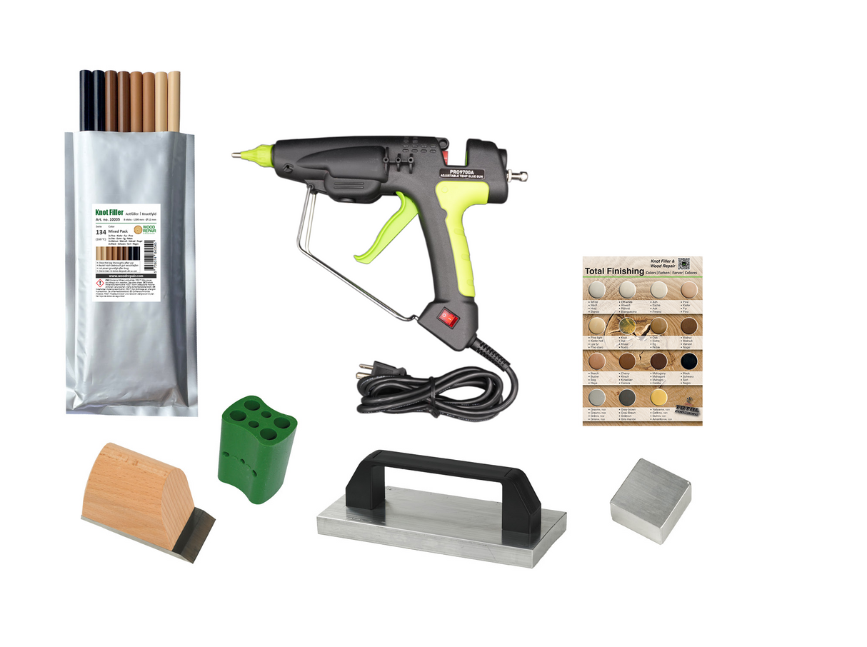Total Finishing Knot Filler & Wood Repair PRO Kit
