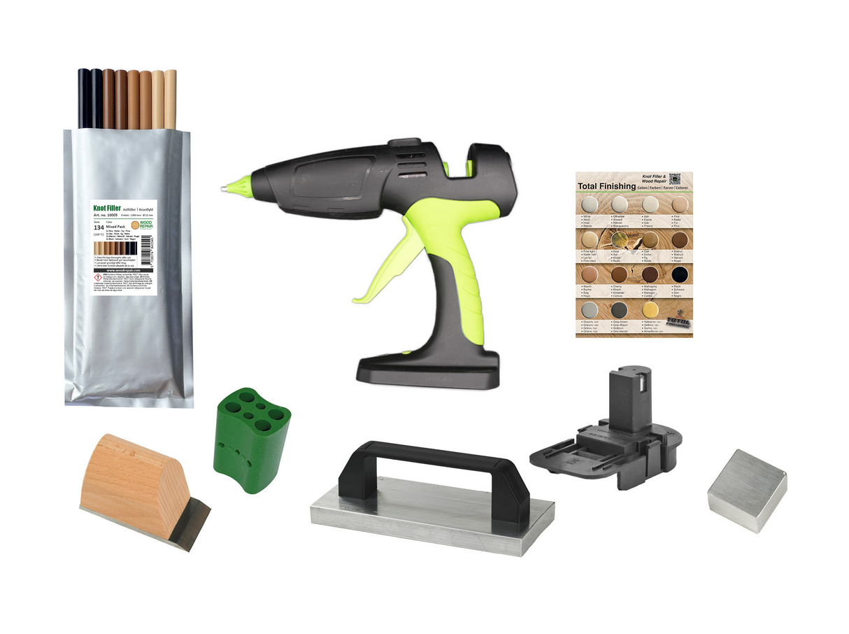 Total Finishing Knot Filler & Wood Repair PRO CORDLESS Kit