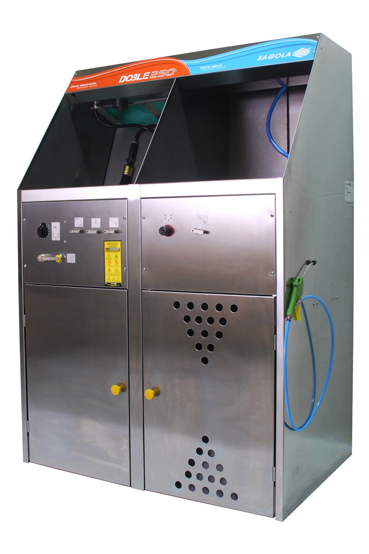 Sagola Doble 250 Spray Gun Washer, Water & Solvent Based