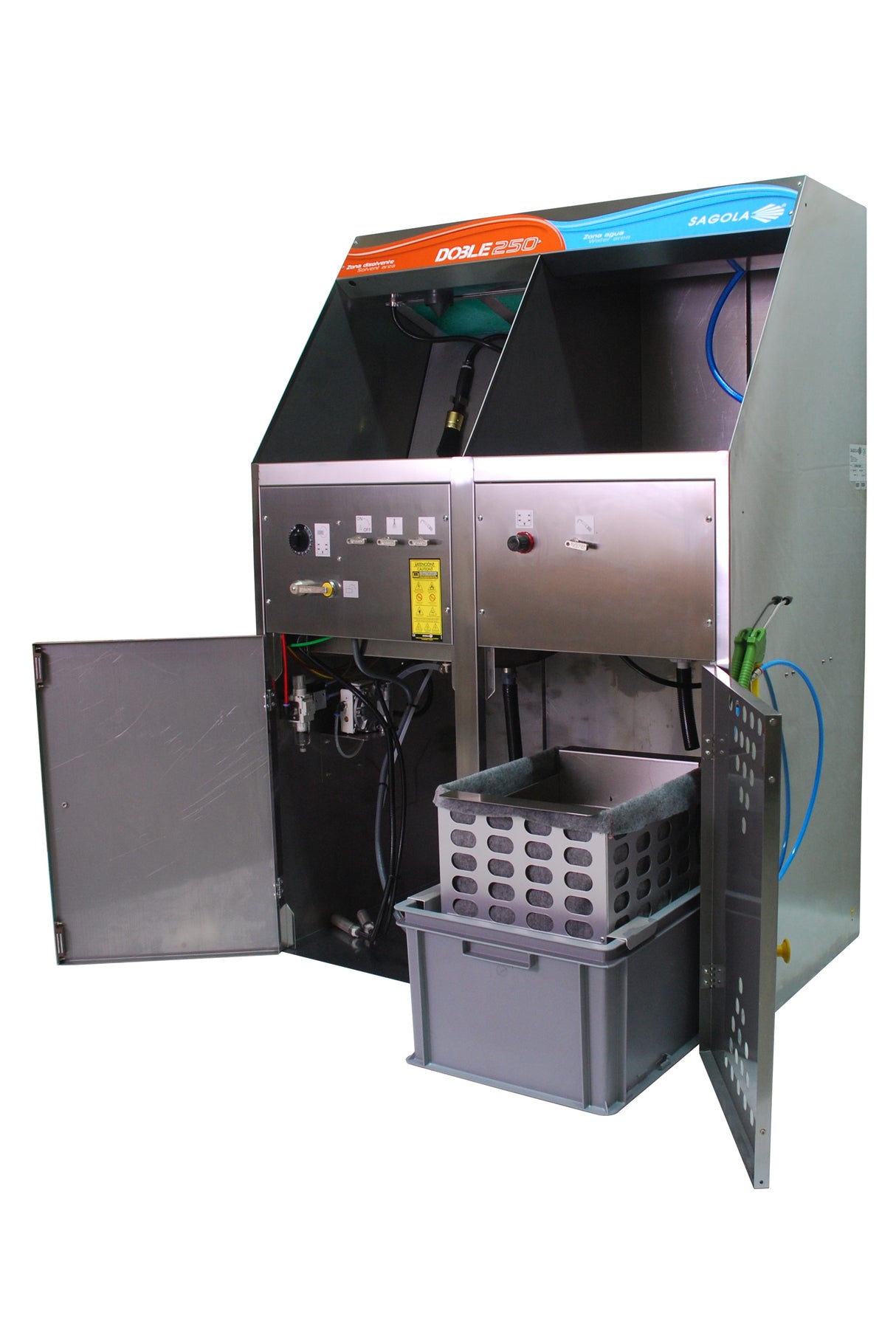 Sagola Doble 250 Spray Gun Washer, Water & Solvent Based