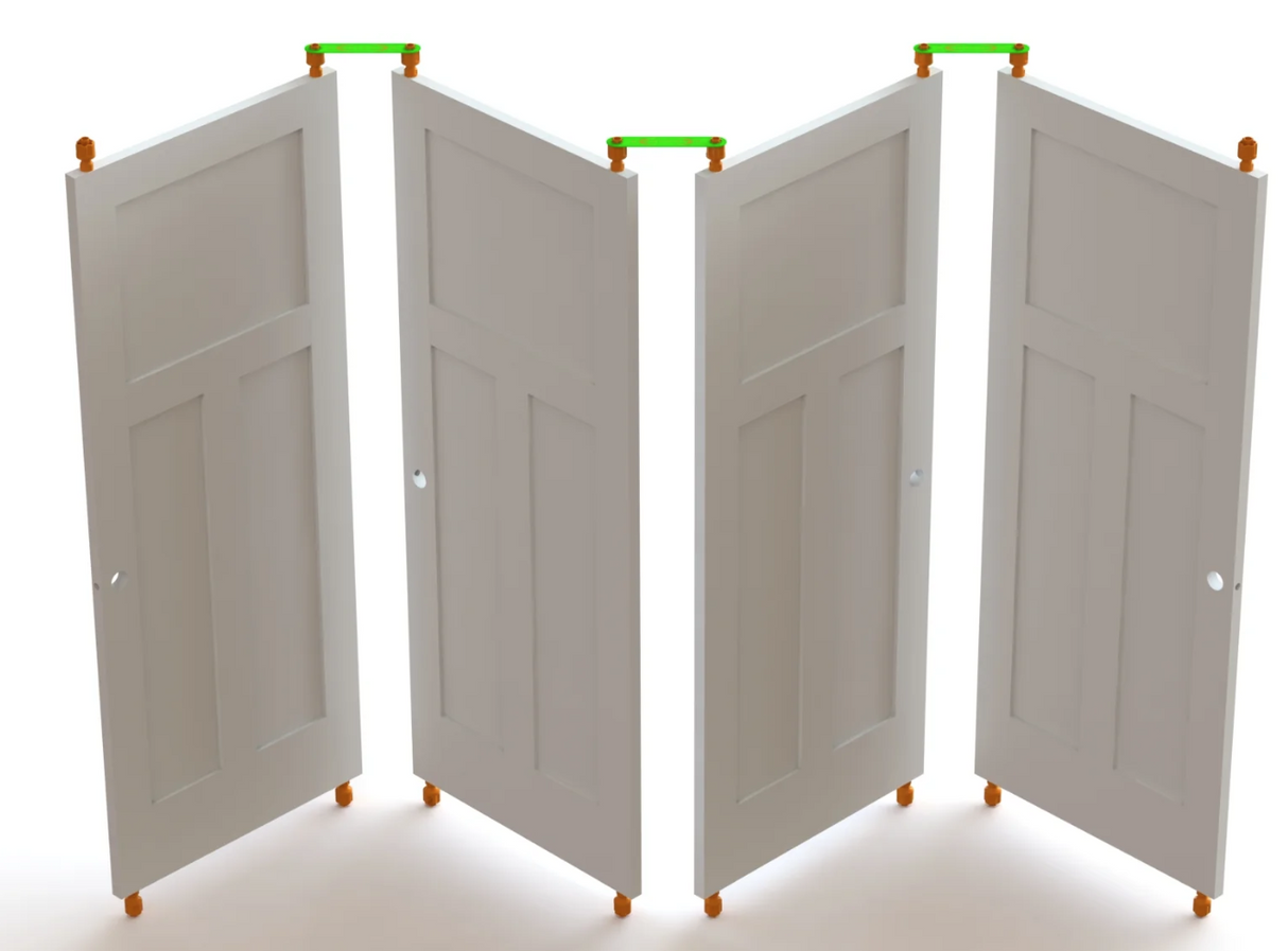 Erecta-Rack 10 Door Paint Brace System