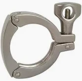 Three Segment Sanitary Clamp