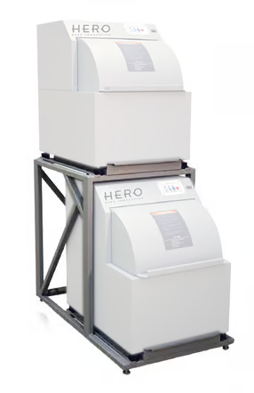 HERO HL350-A8-D Double Stacker Stand Assembly for S2450 Series Models