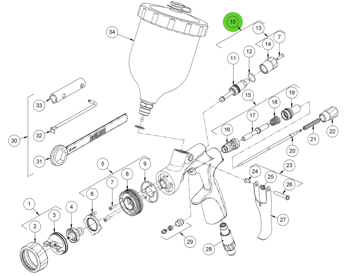 Binks DVXK-403 Fan Control Valve