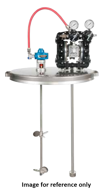 Binks Gemini II Pump 1/2" Stainless Steel; 55 Gal Drum Mounted Package