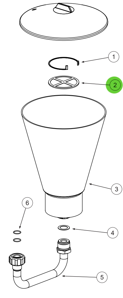 TriTech 600-569 Hopper Filter Disc