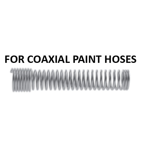 Hosco Hose and Tubing Connectors, Spare Parts, For Coaxial Paint Hose, Springguard (Various Size Options)