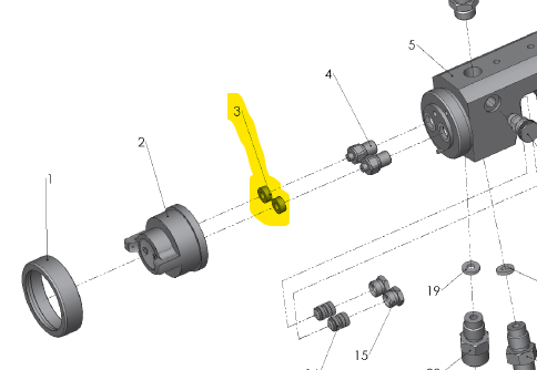 Walther Pilot V0910175000 Air Cap Sealing - MISCH-N