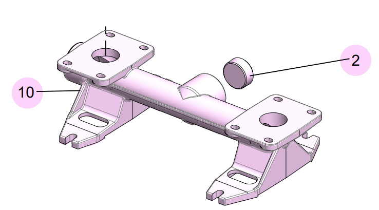 SAMOA UPXXR-HP-1AN Inlet Manifold, Aluminum