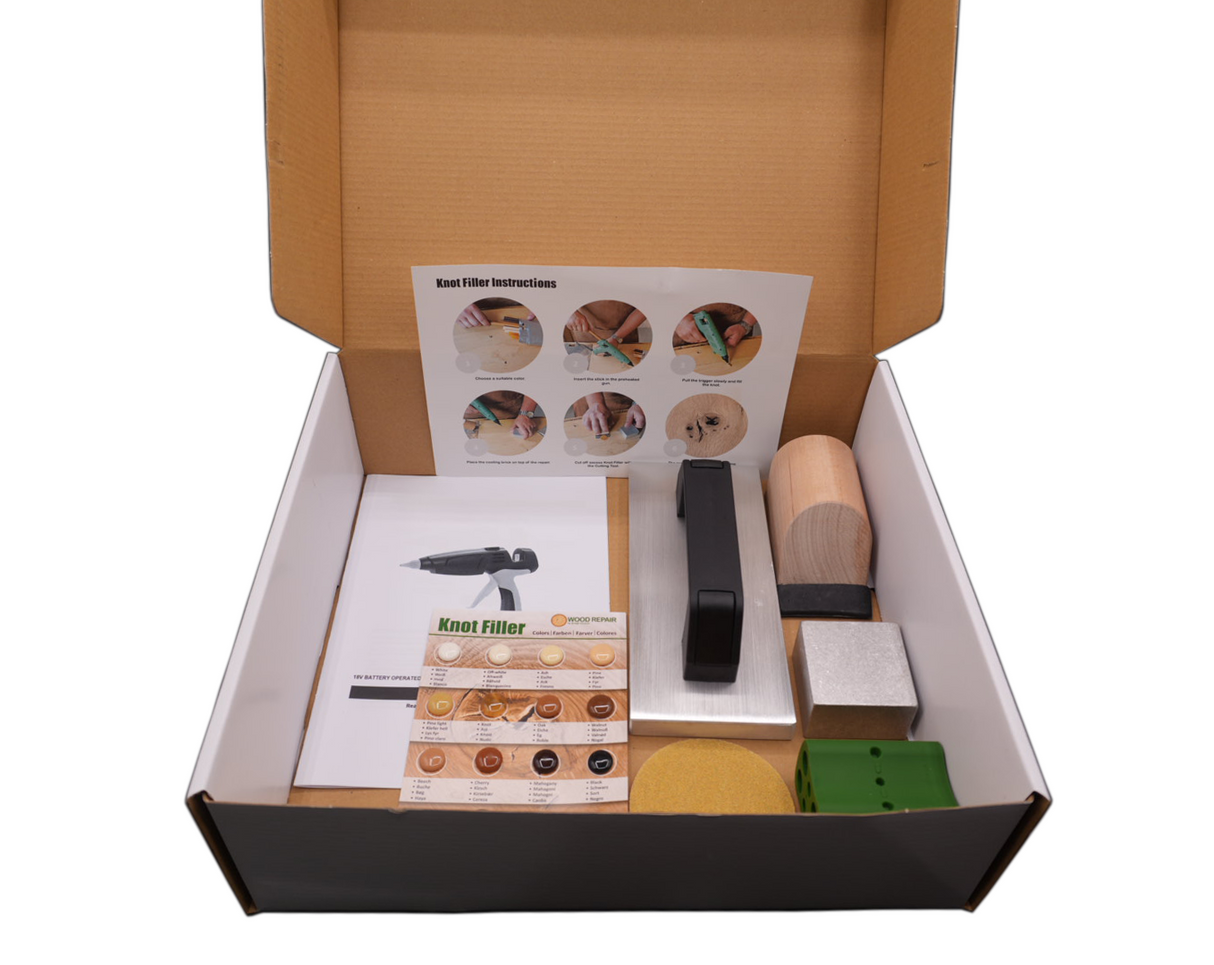 Total Finishing Knot Filler & Wood Repair PRO Kit
