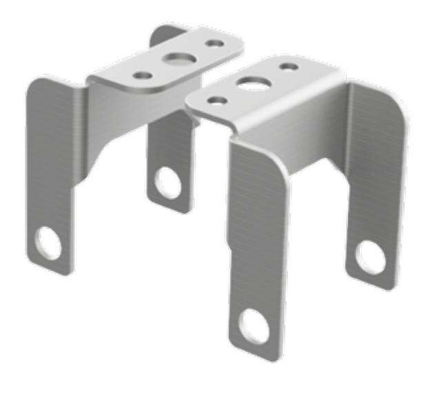 LDPI Industrial Lighting Series LE551 Drop Mount Bracket, 2 or 3 Row Fixtures