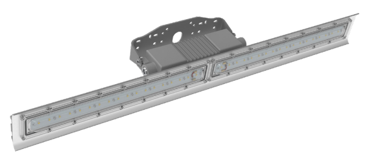 LDPI Industrial Lighting Series LEHSG2 Class I Divison 2 LED Fixture - Single Row, 4ft. Length