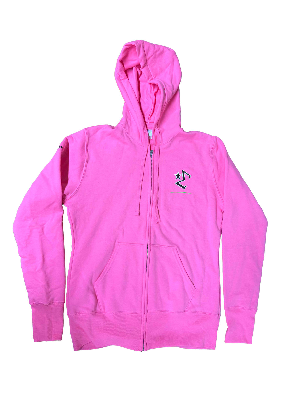 Total Finishing Light Pink Ladies Zip-Up Hoodie