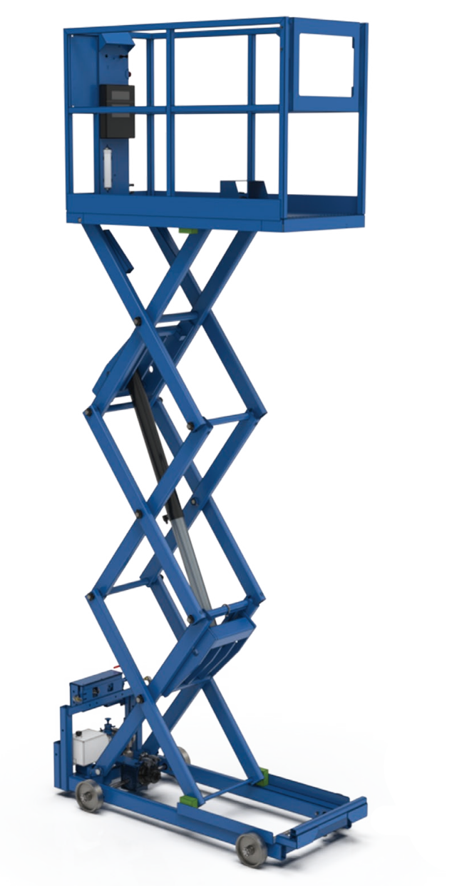 LPI Lift Systems Rail Guided Scissor Platform Lift LPST