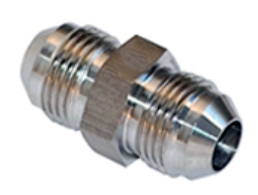05MJ-05MJ Straight Hex Nipple Fitting, Stainless Steel