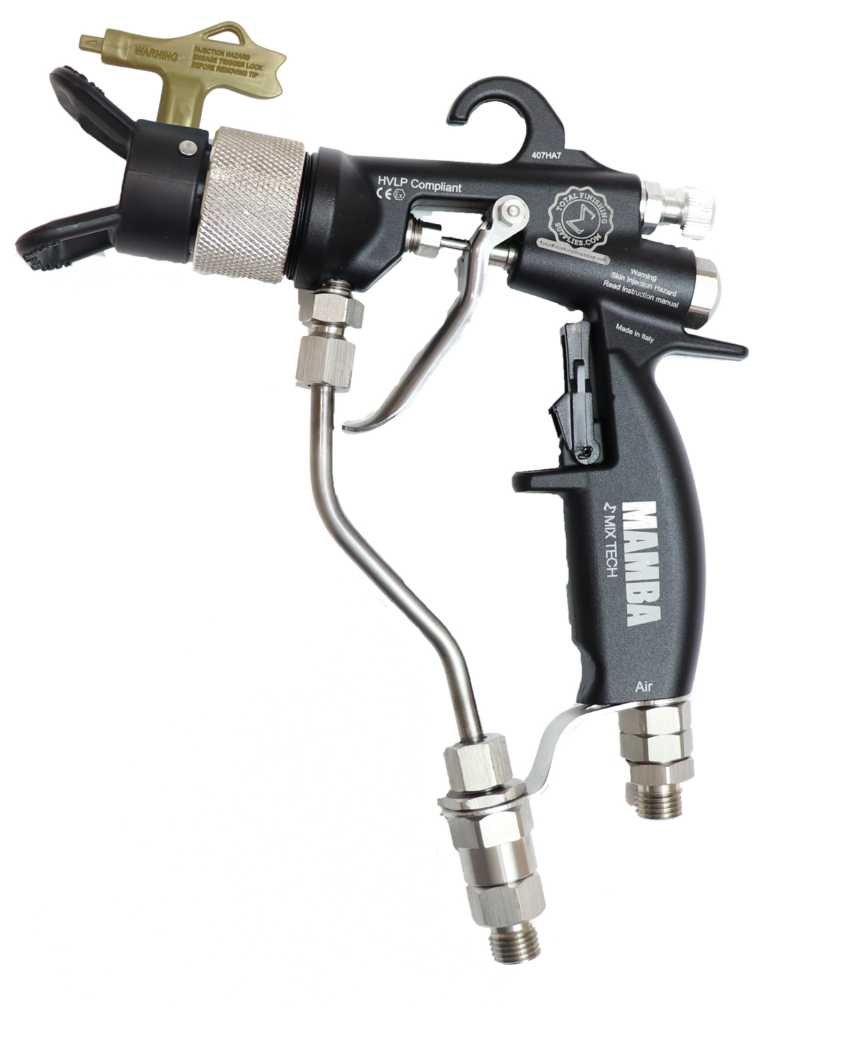 MAMBA® Mix-Tech Air Assisted Airless Manual Spray Gun with Reversible Tip