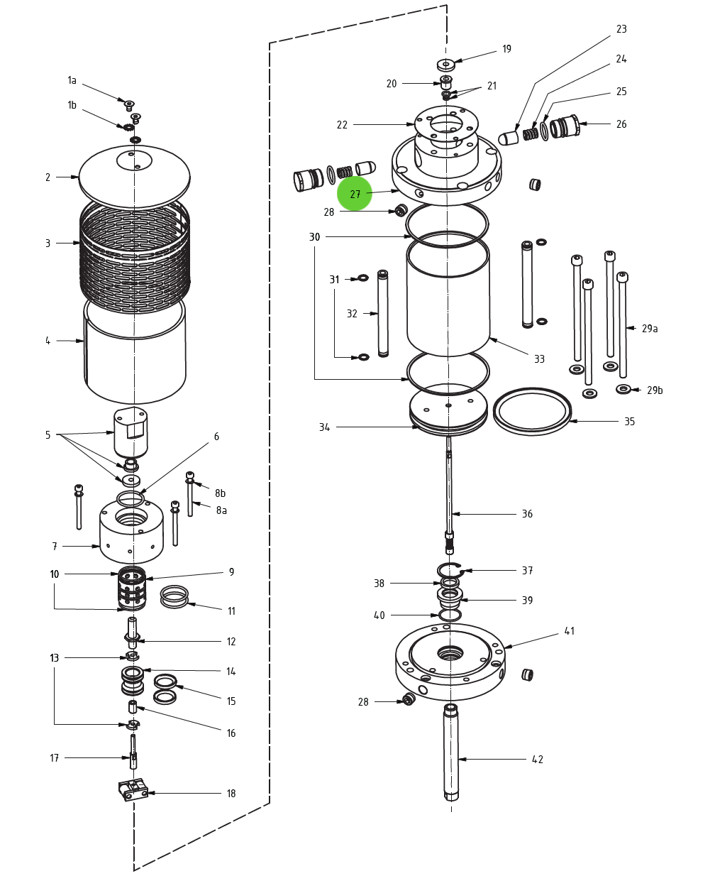 Upper Flange #27; Medusa™ Pump