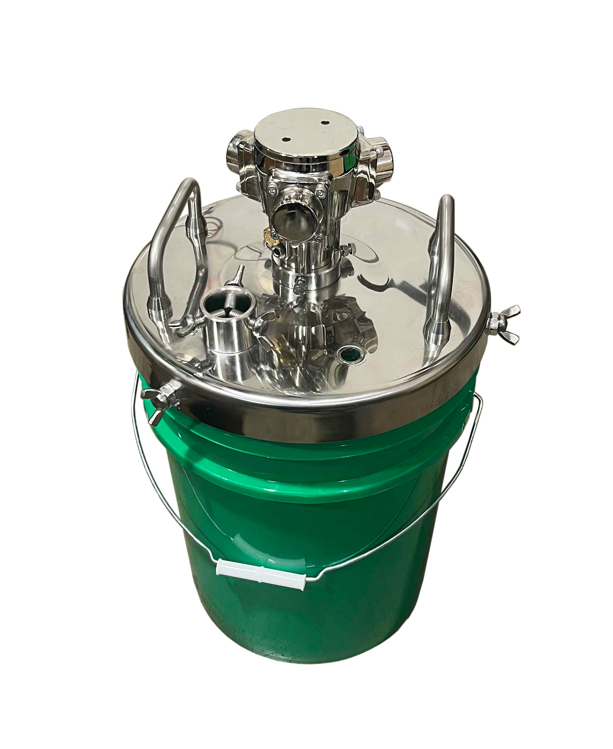 Total Finishing 5 Gallon Agitator With Stainless Steel Lid