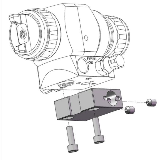 DeVilbiss AG-360 Series Mounting Block and Screws