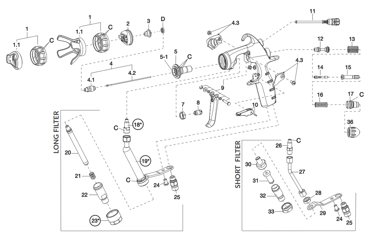 Anest Iwata 03004520 - Swivel Joint (MSGS-200)