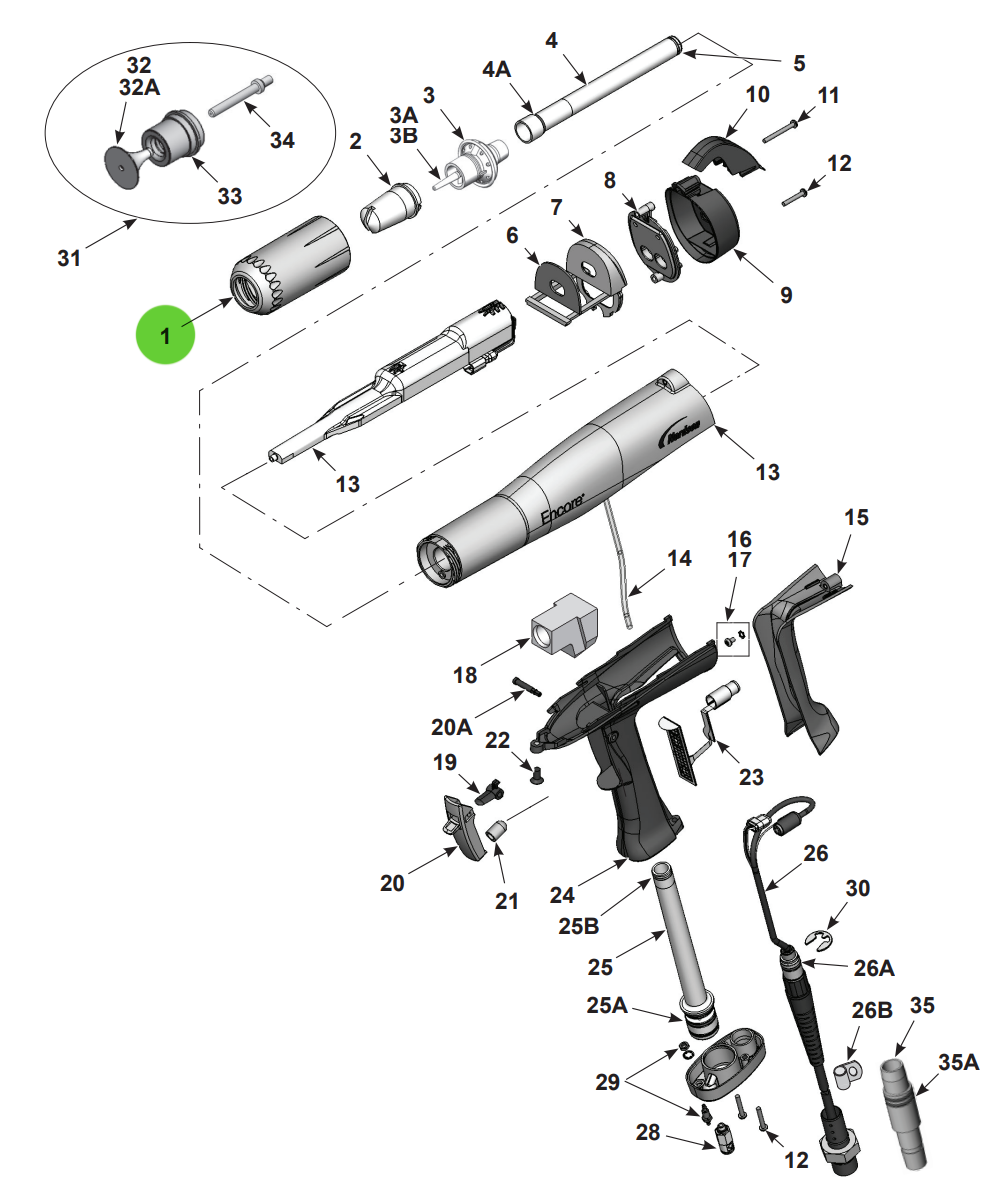 Aftermarket Nordson® 1081638 Nozzle Nut (Non-OEM)
