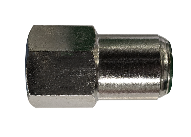 1/4" (F) Thread to 3/8" OD Tube Push Fitting