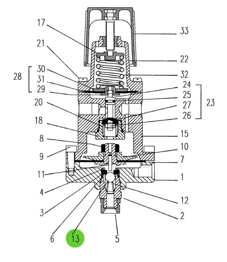 Sames® 907-414-223 Ball, Ø 9,52; Low Pressure Fluid Regulator