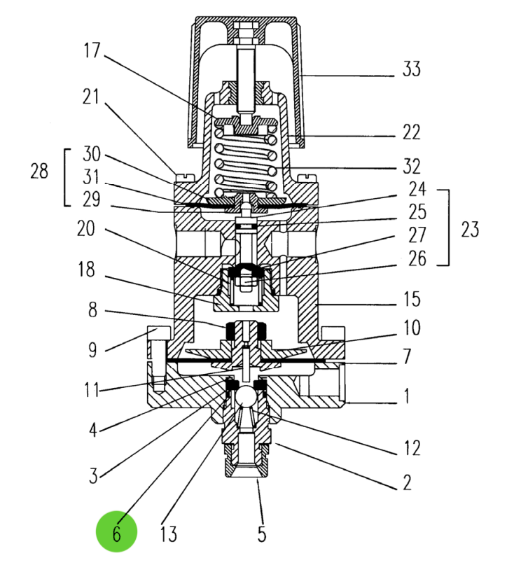 Sames® 150-040-314 Seal, PTFE; Low Pressure Fluid Regulator (QTY 10)
