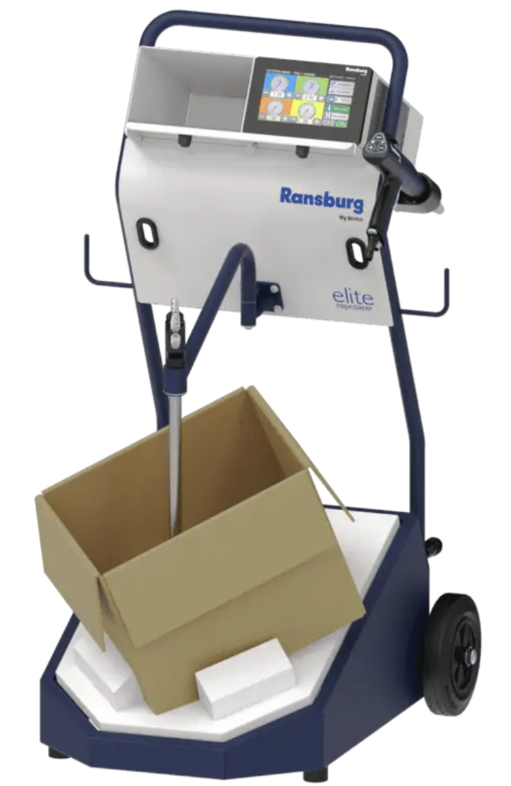 Ransburg Elite Series M5+ Manual Powder Cart - Single Applicator